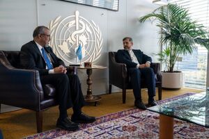 دیدار سازنده معاون وزیر خارجه ایران با مدیرکل WHO در ژنو