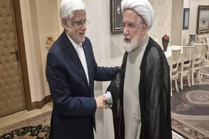 دیدار معاون اول رئیس‌جمهور با مهدی کروبی