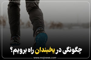 اینفوگرافیک/ چگونگی در یخبندان راه برویم؟