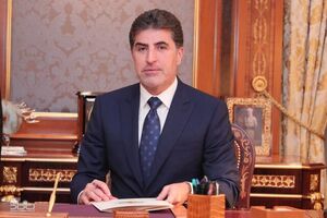 «نیچیروان بارزانی» حادثه آتش‌سوزی مرکز تجاری شهر کوت عراق را تسلیت گفت