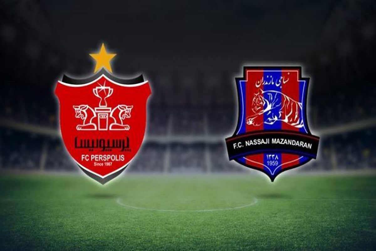 بازی نساجی مازندران و پرسپولیس