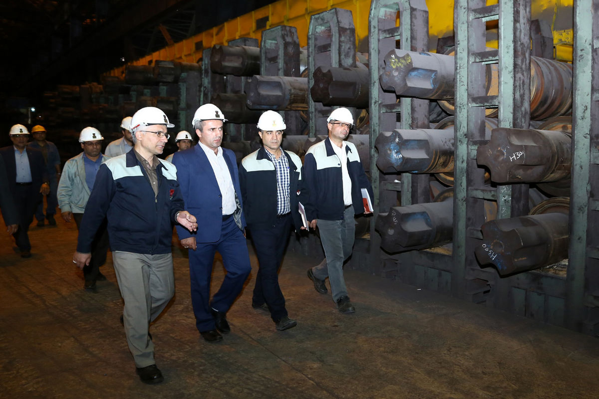 بازدید محیط زیست از ذوب اهن