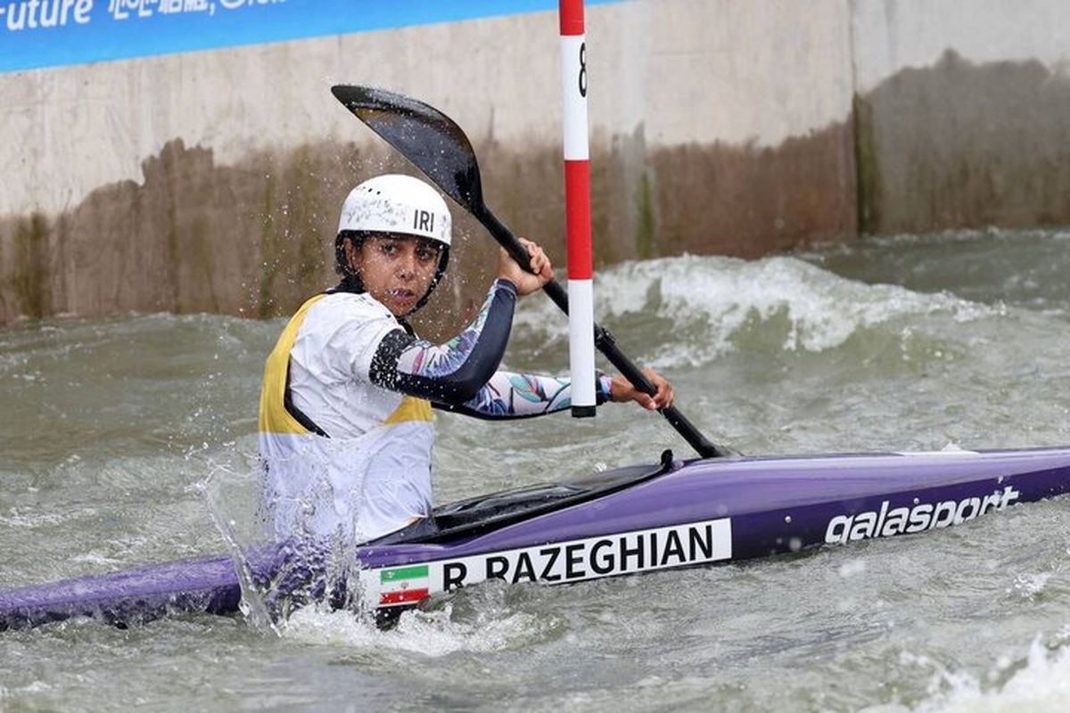 رکسانا رازقیان ملی پوش اسلالوم کشورمان در رده چهارم  بازی‌های آسیایی هانگژو ایستاد