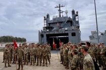 US military ship intends to build a port in Gaza