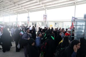 تردد زائران اربعین از ۲ پایانه مرزی خوزستان از یک میلیون و ۷۲۸ هزار نفر گذشت