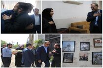 مدیرکل غله مازندران با خانواده شهید «سید محمد یاسین عبدی» دیدار کرد