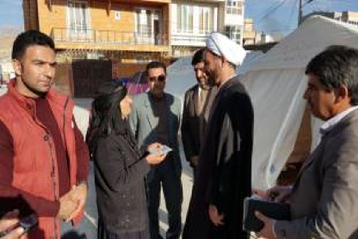 بنیاد شهید در مناطق زلزله زده کرمانشاه