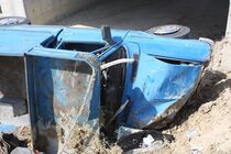 ۲۴ مصدوم در واژگونی نیسان در زاهدان