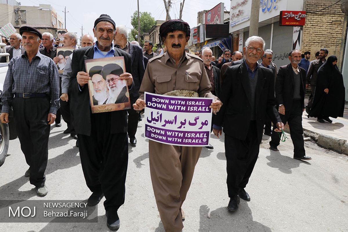 راهپیمایی نمازگزاران در حمایت از بیانیه شورای عالی امنیت ملی