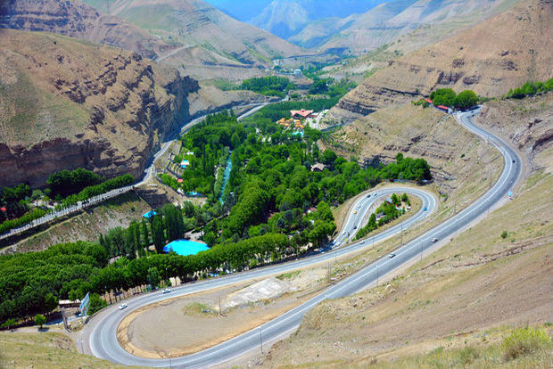 جاده چالوس یکطرفه می شود