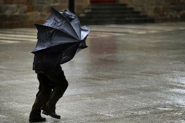 بارش‌های رگباری و وزش باد شدید در راه است