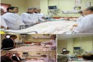 آقای دکتر فاضل به همراه تعدادی از دولت مردان به عیادت پدر طبیعت ایران دکتر غلامعلی بسکی رفتند