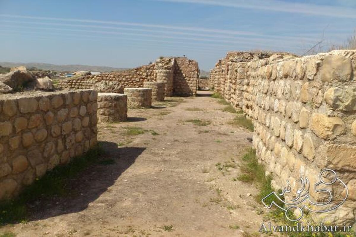 کاخ خسروپرویز در شهرستان مرزی قصر شیرین