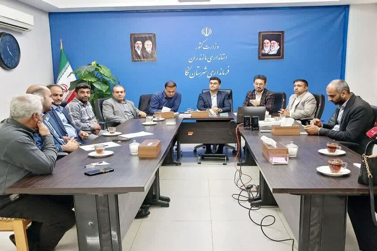 دیدار فرماندار شهرستان نکا با مدیر بنیاد برکت مازندران