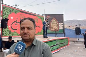 هنر در خدمت حماسه، موکب هنرمندان ایلام خادم زائران حسینی