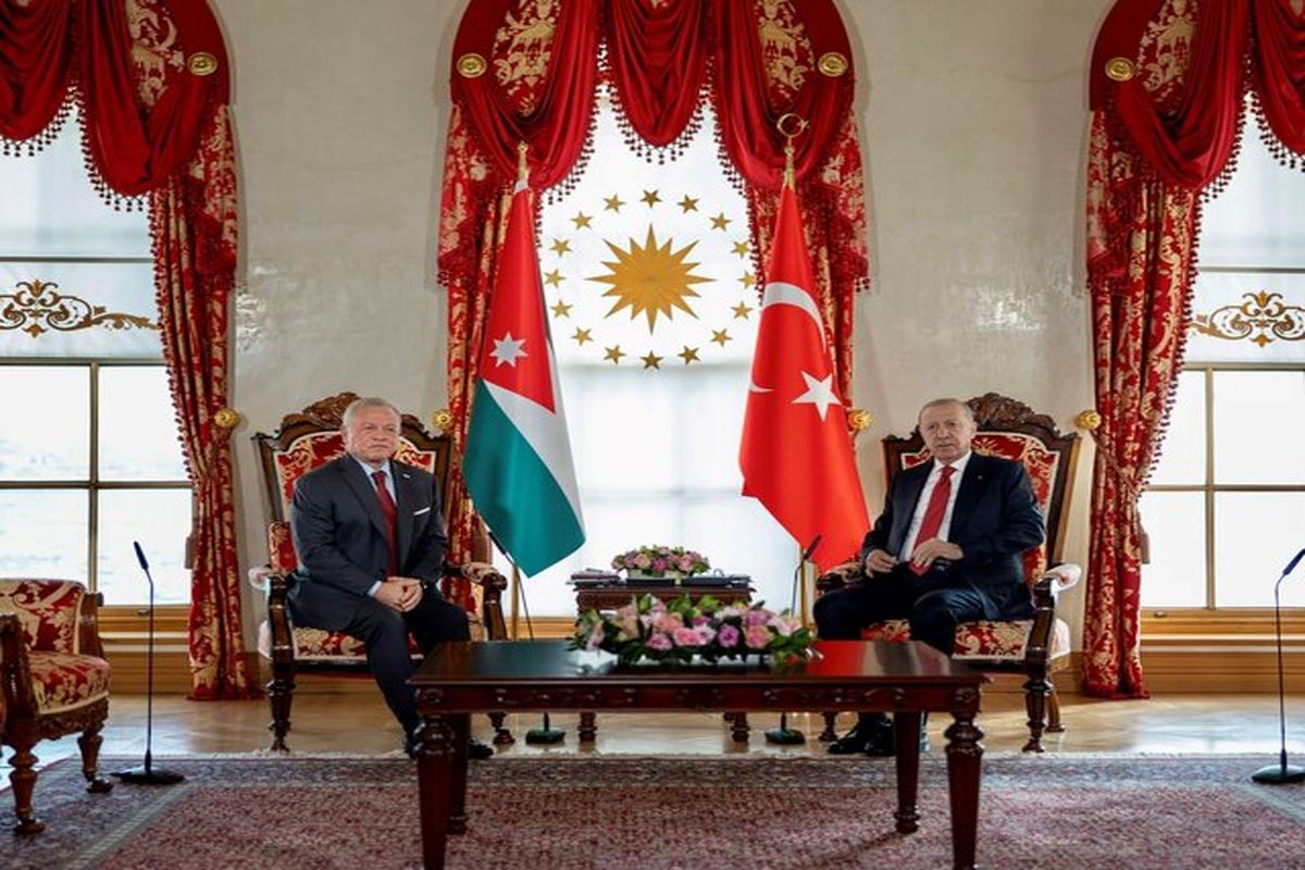 پادشاه اردن و اردوغان