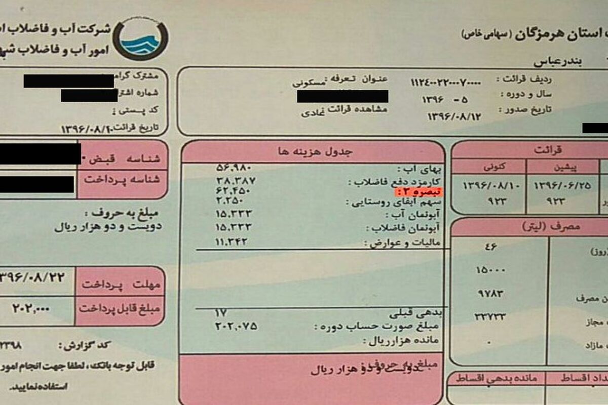 قبض آب (3)