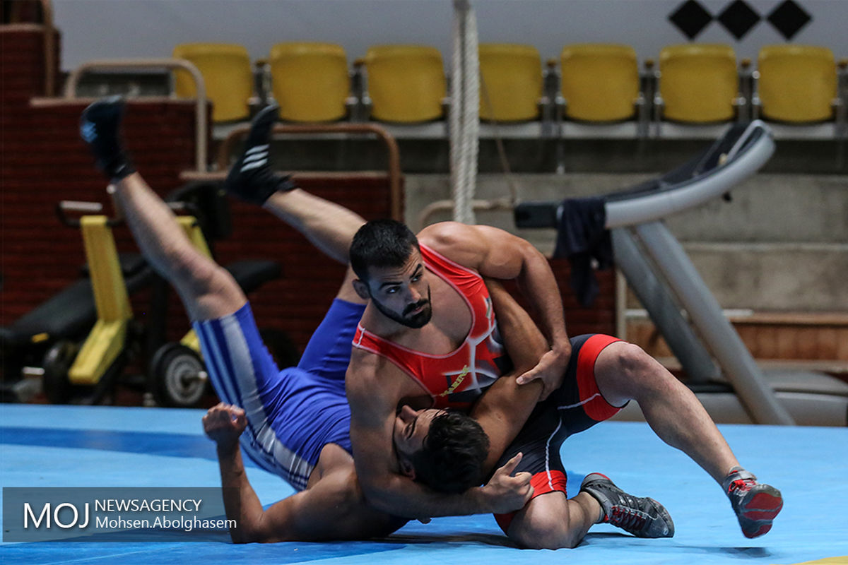 تمرین آماده سازی تیم ملی کشتی فرنگی بزرگسالان 