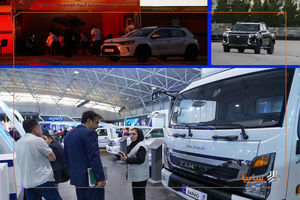 برگزاری نظرسنجی و تست رانندگی محصولات جدید سایپا در نمایشگاه خودرو شیراز