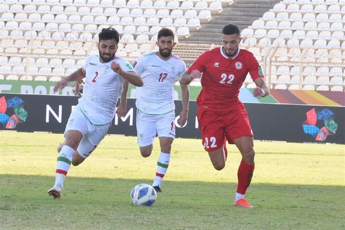 فوتبال ایران و لبنان