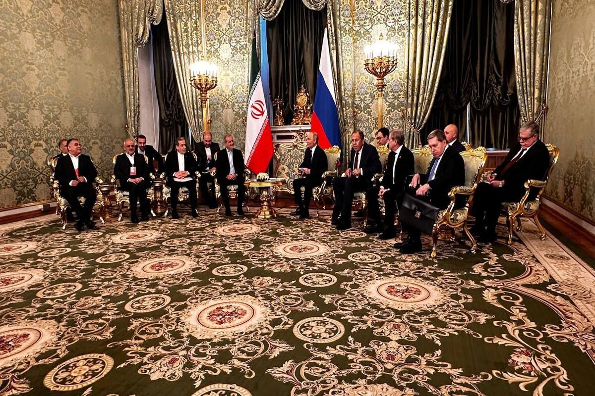 پزشکیان+پوتین