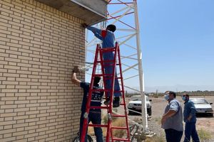 راه اندازی سیستم پایش تصویری ایستگاه های مخابراتی ارسنجان-کرمان