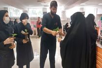 تقدیر دختران حاج قاسم از پرستاران 5 مرکز درمانی قم
