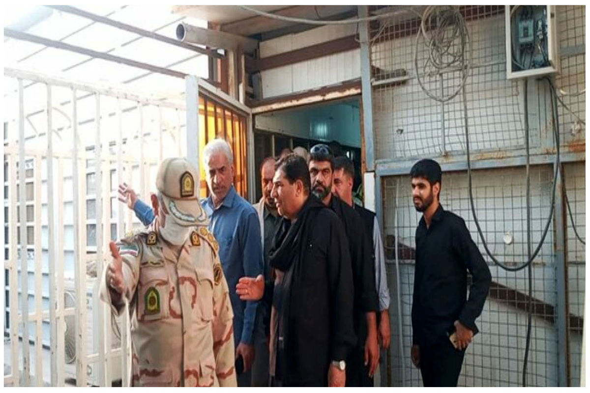 معاون اول رئیس جمهور در مرز شلمچه