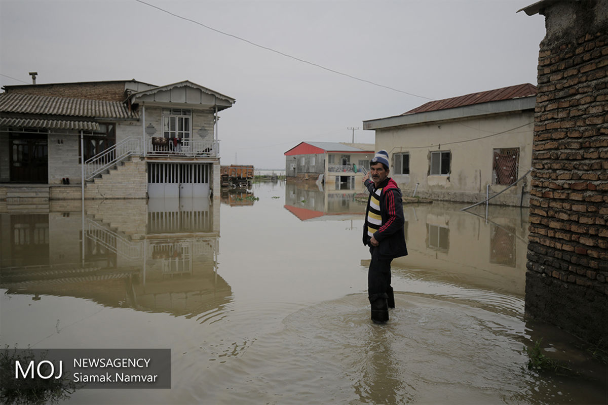 امداد رسانی به روستاهای سیل زده آق‌قلا