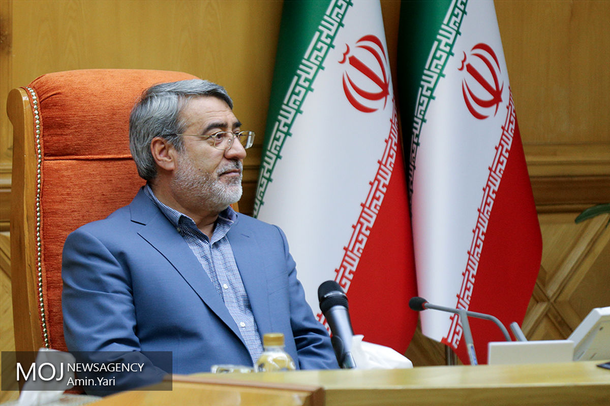 مراسم تنفیذ محمد علی افشانی با حضور وزیر کشور