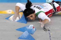 الناز رکابی فینالیست کاپ سنگنوردی آسیا شد 