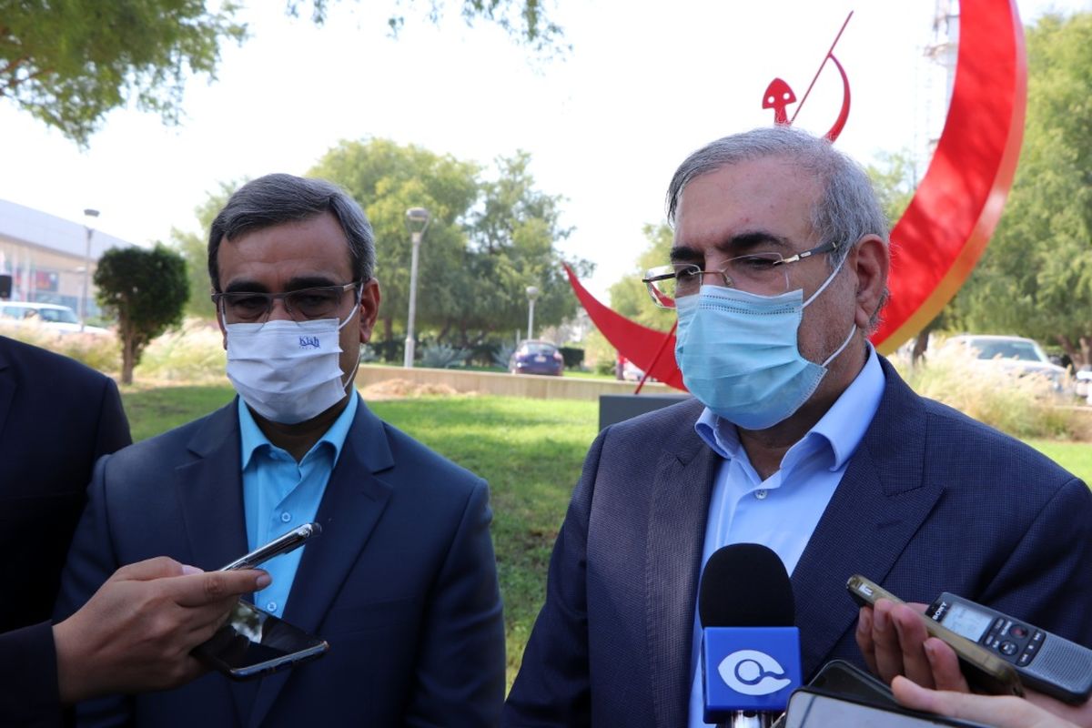 افتتاح پروژه در جزیره کیش