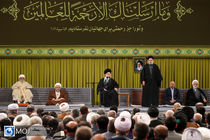 دیدار مسئولان نظام و سفرای کشورهای اسلامی با رهبر انقلاب