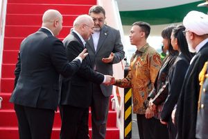 رئیس مجلس شورای اسلامی وارد جاکارتا شد