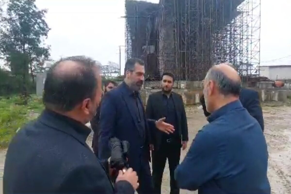 بازدید معاون عمرانی استاندار مازندران از راه بندر نوشهر