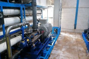 نصب اولین هایپر پمپ طبقاتی شیرین سازی آب دریا در جزیره هرمز