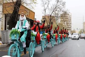 کارناوال شادی و تورگردشگری  در ویژه برنامه های نوروزی شهرستان نجف آباد