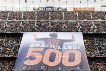 جشن 500‌تایی مسی در نیوکمپ+عکس