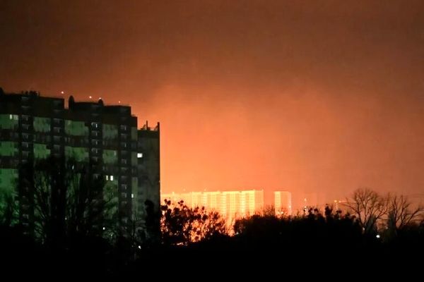 روسیه با ده‌ها موشک و پهپاد به قلب کی‌یف یورش برد