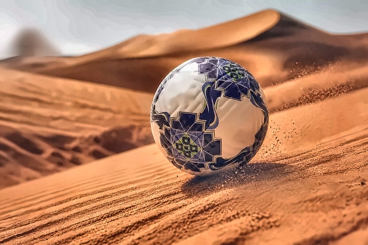 رونمایی AFC از توپ جام ملت‌های آسیا ۲۰۲۷ عربستان + فیلم