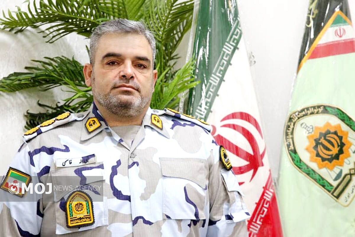 سرهنگ قاسمی فرمانده نیروی انتظامی کیش