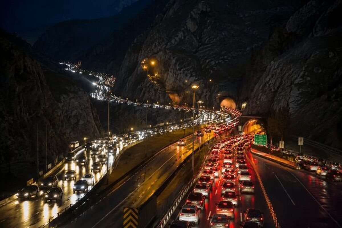 ترافیک نیمه‌سنگین در محورهای مواصلاتی شمال و اطراف تهران