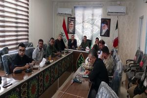 نشست هماهنگی اربعین در مرز خسروی با حضور مسئولان ارشد کرمانشاه برگزار شد