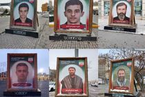 خیابان‌های مشهد به قاب‌هایی از شهدای حوادث تروریستی مزین شد