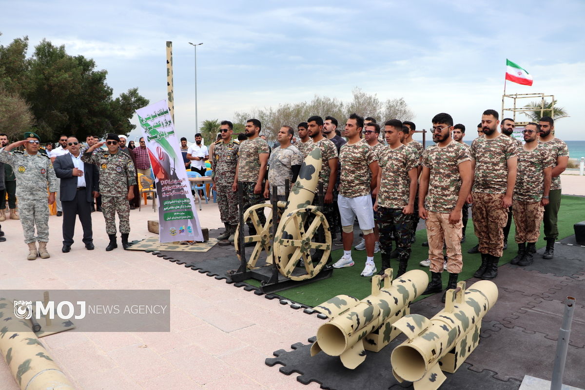 مسابقات قویترین سرباز. در کیش