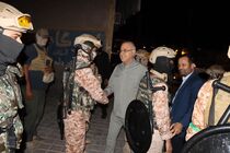 دیدار استاندار و رئیس کل دادگستری هرمزگان با حافظان امنیت در شب مبعث