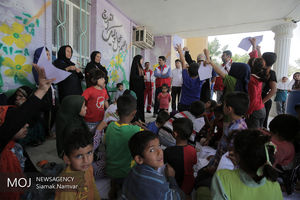 حال و هوای کمپ های مناطق سیل زده خوزستان