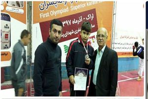 جایگاه ششمی گیلان در رقابت های کاراته المپیاد استعداد های برتر ورزشی کشور