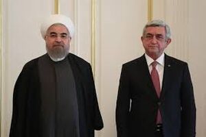 دیدار روسای جمهور ایران و ارمنستان