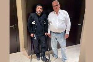 علیرضا دبیر با رئیس اتحادیه جهانی کشتی دیدار و گفتگو کرد